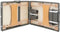 vidaXL - Massagetafel - met - 3 - zones - 186x68 - cm - houten - frame - antraciet