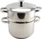 Royalty Line® C8L Stoompan Inductie - 8 Liter / Ø 24 cm - Soeppan Voor Alle Warmtebronnen - RVS Deksel met Couscous Pan