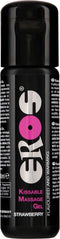 Eros Pleasure Kissable Massage Gel Strawberry - 100 ml - Glijmiddel