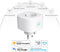 Meross MSS210 - Smart Wi-Fi Plug - Werkt met Apple HomeKit Amazon Alexa Google Assistent - Wit