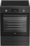 Beko FBMA6930GA - Vrijstaand fornuis - 4 inductiezones 72L oven - Antraciet