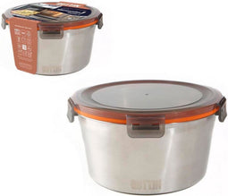 Hermetische Lunchtrommel Quttin Rond Staal 2 L 19,5 x 10,5 cm