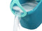Leifheit Clean Twist Disc Mop Ergo - compleet dweilsysteem met wieltjes - 6 liter - Turquoise