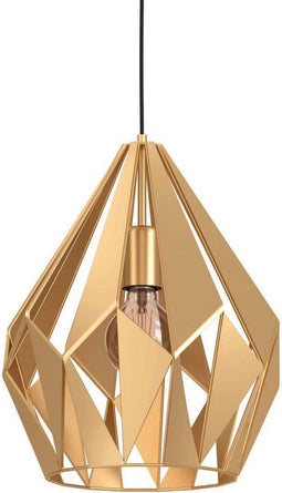 EGLO Carlton - Hanglamp - E27 - Ø 31 cm - Goud