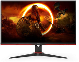 AOC Q27G2E/BK - 27" VA Monitor - QHD 2560x1440 155Hz 1ms MPRT - Rood Zwart