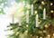 Sygonix SY-4531626 Kerstboomverlichting Buiten werkt op batterijen Aantal lampen 20 LED Warmwit