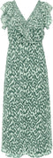 ONLY ONLTORIA LIFE CAPSLEEVE MIDI DRESS - Dames Jurk - V-hals met Ruches - Maat S