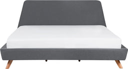 VIENNE - Tweepersoonsbed - Donkergrijs - 180 x 200 cm - Polyester