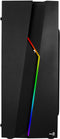 Aerocool Bolt - PC Tower-hoes - Voor ATX / Micro ATX / Mini ITX - RGB aan voorzijde - Zwart