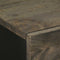 vidaXL - Dressoir - 60x33x75 - cm - massief - mangohout - zwart