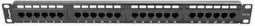 Lanberg PPU5-1024-B - Patch Panel - 24 UTP-Poorten Categorie 5e - Zwart