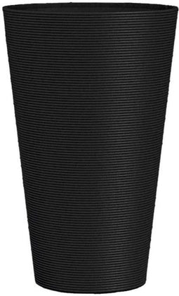 Garden ID Green Care Sense Tall - Hoge bloempot - 100% gerecycled - UV- en vorstbestendig - Zwart-Antraciet - Ø35 x H56 cm