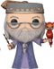 Harry Potter Dumbledore With Fawkes - Jumbo Pop! Vinylfiguur 110 - Hoogte ca. 26 cm