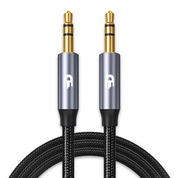 Drivv. AUX Kabel 3.5 mm - Jack Kabel - Gold Plated - Zilver - 5 meter