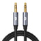 Drivv. AUX Kabel 3.5 mm - Jack Kabel - Gold Plated - Zilver - 5 meter