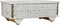 DKD Home Decor - Bijzettafel MB-182010 - Metaal Gouden Mangohout 115 x 60 x 45 cm