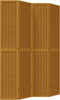 vidaXL - Kamerscherm - met - 4 - panelen - massief - paulowniahout - bruin