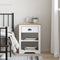 vidaXL - Nachtkastje - BODO - 53x38,5x67 - cm - massief - grenenhout - bruin