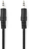 Nedis CAGL22000BK100 - Stereo audiokabel 3,5 mm - 1 meter - Zwart