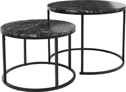 H&S - Collection - Bijzettafelset - 2 - st - zwart
