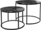 H&S - Collection - Bijzettafelset - 2 - st - zwart