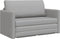 vidaXL - Vloersofa - Bed - 2-in-1 - Cloud - Grijs - 124x71x78 - cm - Stof