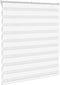 vidaXL - Zebra - Blind - 125x100 - cm - stofbreedte - 120,9 - cm - polyester - wit