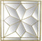 SVJ Home Decorations Spiegel - Ster motief - 84 x 3 x 84 cm - Goud