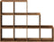 vidaXL - Kamerscherm - / - boekenkast - 137,5x29x103,5 - cm - hout - oud - hout