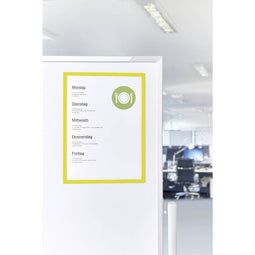 Magnetoplan 1130302 Magnetisch frame Geel DIN A4