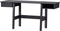 BePureHome Donkey Bureau - Grenen - Matzwart - 75x160x53