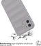imoshion Hoesje - Geschikt voor iPhone 12 - EasyGrip Backcover - Grijs