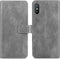 iMoshion Hoesje Geschikt voor Xiaomi Redmi 9A Hoesje Met Pasjeshouder - iMoshion Luxe Bookcase - Grijs