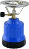 Set van 2x stuks camping/kampeer kookstellen kunststof blauw - 18 x 12 x 12 cm - Outdoor kookplaat