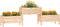 vidaXL - Plantenbak - 245,5x44x75 - cm - massief - grenenhout
