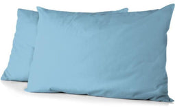 Home Linge Passion - Set van 2 kussenslopen - Microvezel 50 x 70 cm - Hemelsblauw (2 stuks)