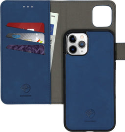 iMoshion Hoesje Geschikt voor iPhone 11 Pro Hoesje Met Pasjeshouder - iMoshion Uitneembare 2-in-1 Luxe Bookcase - Donkerblauw