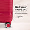 SKYCASES Travel One - 24-inch Medium Reiskoffer - Lichtgewicht Waterdicht Cijferslot - Rood V2