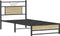 vidaXL - Bedframe - zonder - matras - hout - sonoma - eikenkleurig - 90x200 - cm