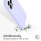 Accezz Liquid Silicone Backcover - Schokabsorberend - Paars (iPhone 13 Pro)