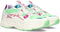 POSH by Poelman MADEE - Dames sneakers - Vetersluiting met chunky zool - Groen met combinatie