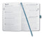 Sigel agenda 2024 - Jolie Feel - A5 - hardcover - 7 dagen / 2 pagina's - powder blue - SI-J4401