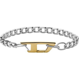 Diesel Steel DX1338040 - Herenarmband - Schakelarmband - 195 mm
