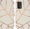 iMoshion Hoesje Geschikt voor Samsung Galaxy A13 (4G) Hoesje Met Pasjeshouder - iMoshion Design Softcase Bookcase - Wit / White Graphic