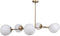 Arabic House Damar - Hanglamp 6-Lichts - Dimfunctie - Geel