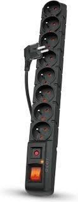 HSK DATA acar S8 PRO 8 AC-uitgang(en) 230 V Zwart 1,5 m