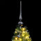vidaXL - Kunstkerstboom - met - scharnieren - 150 - LED's - en - kerstballen - 150 - cm