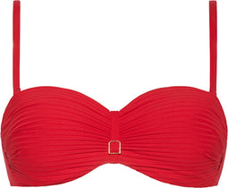 CYELL Scarlett - Bandeau Bikinitop Voorgevormd met Beugel - Rood