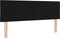 vidaXL - Hoofdbord - in - Zwart - Stoffen - met - Diamantblok - Design - - - 160 - cm
