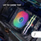 Mars Gaming MCPUX4ARGB - CPU-koeler - 12 cm LED verlichting - Zwart